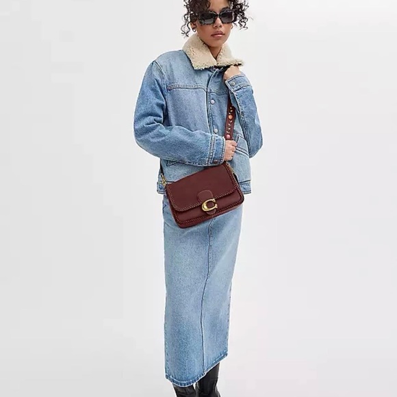 💰SOLD - CJ817 - Coach Soft Tabby Shoulder Bag with Braid - Picture 12 of 13